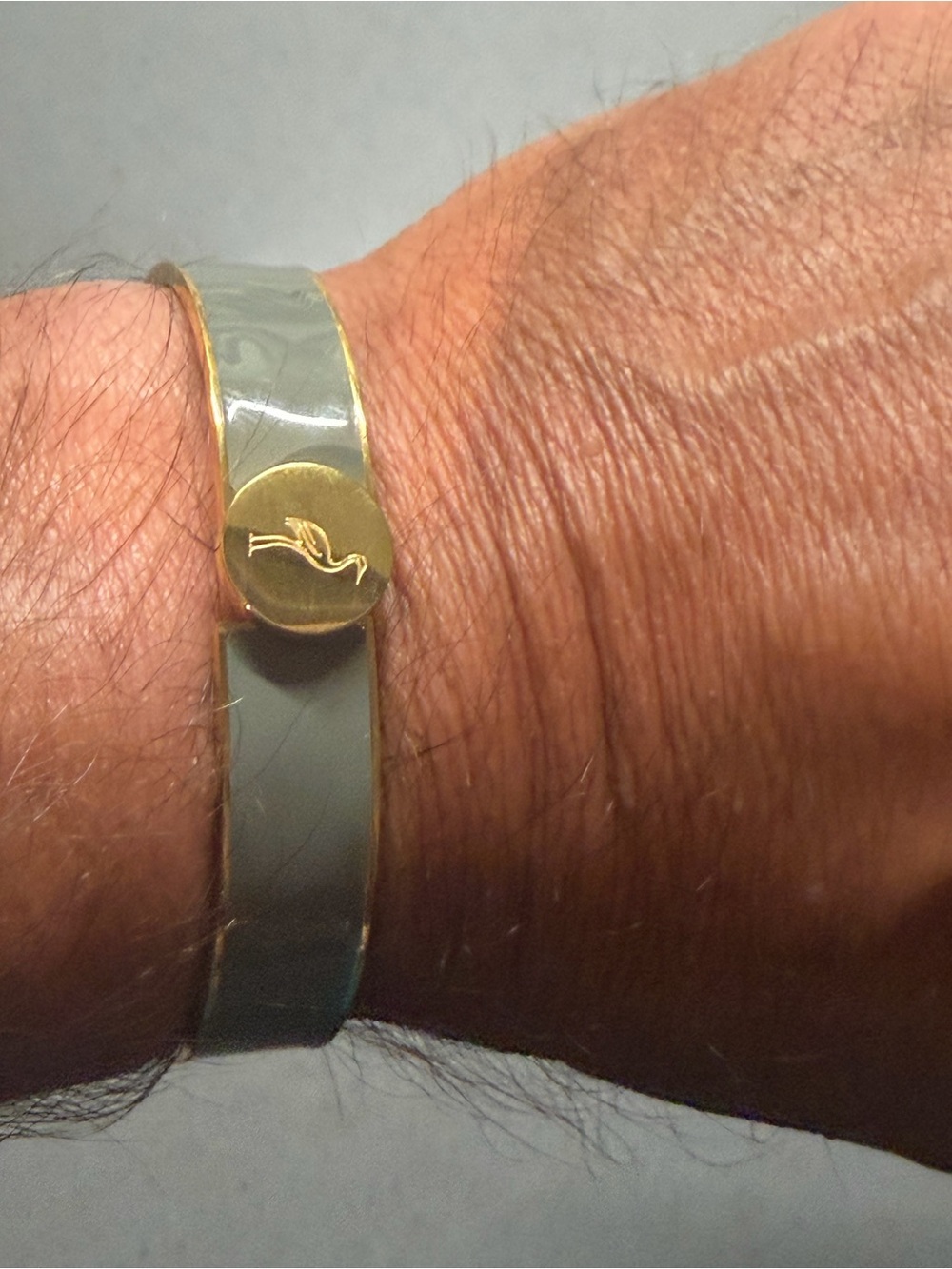 Talidara Gold Accent Gray Bracelet - 2 3/8 diameter